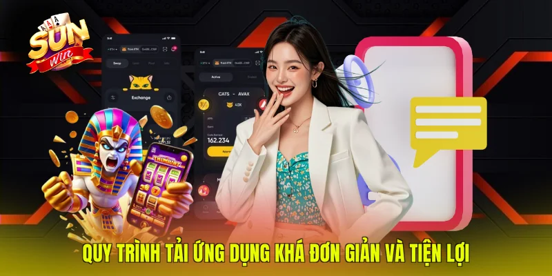 Quy trình tải ứng dụng khá đơn giản và tiện lợi